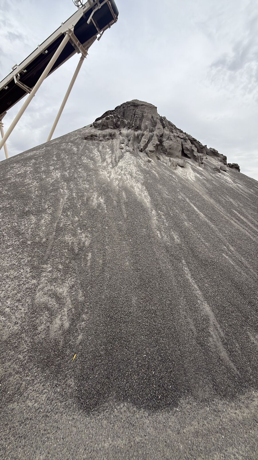 Stone dust and sand by-product